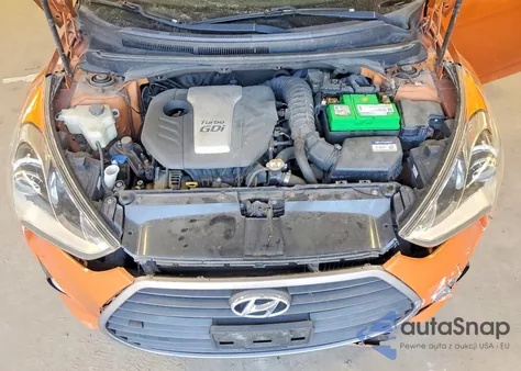 2016 Hyundai Veloster Turbo из США, поврежденный, VIN KMHTC6AE5GU269594